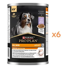 PURINA PRO PLAN Everyday Nutrition Adult Indyk 6x400g šlapias maistas šunims