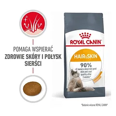 ROYAL CANIN Hair&Skin Care 4x2 kg sausas maistas suaugusiems katėms, blizgi kailio danga ir sveika oda