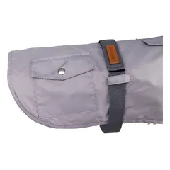 Amiplay Coat Bled pilkas paltas šuniui, 27 cm — 2 nuotrauka