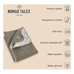 Nomad Tales Blush vandeniui atspari pagalvėlė Taupe, Vidutiniams 11–25 kg — 4 nuotrauka