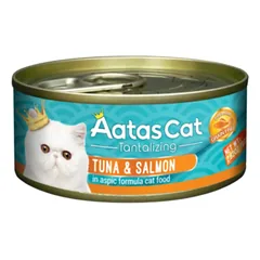 Aatas Cat Tantalizing Tuna Salmon – konservai katėms su tunu ir lašiša 80g