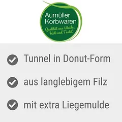 Aumüller Donut tunelis katėms, Ø 50 x H 20 cm — 2 nuotrauka