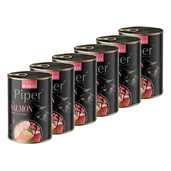 DOLINA NOTECI Piper katėms su lašiša 6x400g