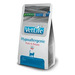 FARMINA VET LIFE - CAT Dry HYPOALLERGENIC Pork&Potato ADULT 1,5 kg
