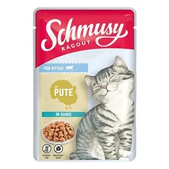 Schmusy Ragout Kitten padaže 22 x 100 g, drėgnas maistas kačiukams, 100 - 199 g — 2 nuotrauka