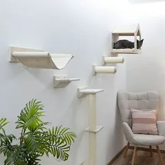 Kerbl Pet Kletterwand Monte Prado für Katzen, 6-teiliges Set — 2 nuotrauka