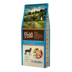 Sausas šuniukų maistas - Sams Field DOG Fresh Beef&Veal JUNIOR LARGE 13 kg
