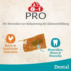 8in1 Fillets Pro Dental skanėstai šunims, 80 - 124 g — 2 nuotrauka