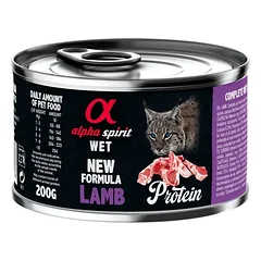 Alpha Spirit WET konservai katėms su ėriena 200g 6vnt