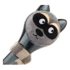 Žaislas šunims GiGwi Plush Friendz guminis meškėnas su šaliku — 3 nuotrauka