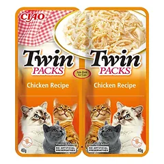 Ciao Twin Packs vištienos sultinys katėms 12x80g