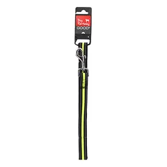 Dog Fantasy Leash Neoprene S lime pavadėlis mažų veislių šunims su atspindinčiais elementais, 2×120 cm — 3 nuotrauka