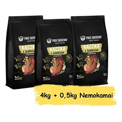 Paka Zwierzaka - Septintas dangus - Antis ir obuoliai 4kg + 0,5kg Nemokamai 