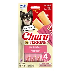 Churu Terrine skanėstas mažų veislių šunims su lašiša, N4