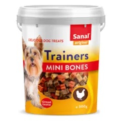 Sanal Trainers Mini Bones skanėstai šunims, 300 g