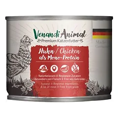 Venandi Animal Monoprotein drėgnas maistas katėms 6 x 200 g — 5 nuotrauka