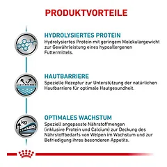 Royal Canin Veterinary Canine Hypoallergenic Puppy sausas maistas šunims — 3 nuotrauka