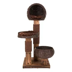 zooplus Exclusive Kratzbaum Burned Wood, Dideliems > 5 kg — 4 nuotrauka