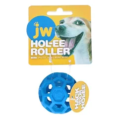 JW Hol-ee Roller Mini elastingos gumos žaislas šunims ir katėms