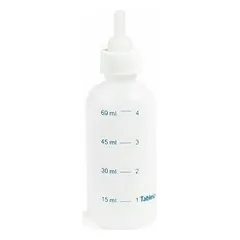 Plastic feeding bottle 60 ml — 2 nuotrauka