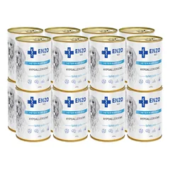 ENZO VET Hipoalerginė dieta su kalakutiena šunims 16x400g