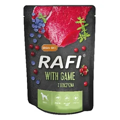 RAFI elniena šunims - paketėlis 300g (juoda pakuotė)