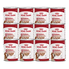 ROYAL CANIN® Medium Adult 12x410 g šlapias maistas, paštetas suaugusiems šunims, vidutinio dydžio veislės