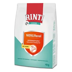 RINTI Canine Kidney/Renal Chicken sausas maistas šunims su vištiena 4kg