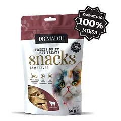 DR MALOU 100% liofilizuota avienos kepenėlė 50g skanėstai katėms