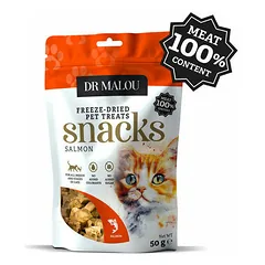 Dr Malou Cat Freeze-Dried Salmon Meat Cubes 50 g