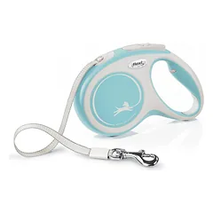 FLEXI New Comfort M Tape 5 m light blue automatinis pavadėlis