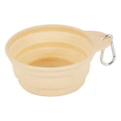 Silikoninis sulankstomas dubenėlis, smėlinis, 400 ml