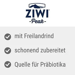 Ziwi Peak Steam & Dried su jautiena ir moliūgu, sausas maistas šunims, 3 - 4,9 kg — 3 nuotrauka