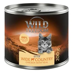 Wild Freedom Kitten drėgnas maistas kačiukams 6 x 200 g — 2 nuotrauka