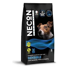 Necon Zero Grain Dog Sensibile Salmon, Pea, Horse Bean begrūdis sausas pašaras šunims su lašiša ir žirniais
