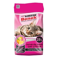 Super Benek Compact Citrus Freshness, kraikas katėms, 25 l (apie 20 kg) — 2 nuotrauka