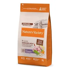 Nature's Variety No Grain Sterilized Adult su kalakutiena, sausas maistas katėms, 5 - 9,9 kg — 2 nuotrauka