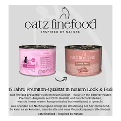 catz finefood 6 x 200 g, drėgnas maistas katėms — 3 nuotrauka