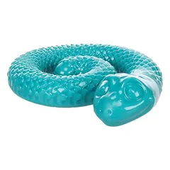 Flamingo žaislas šunims TPR Sneaky Snake, apvalus, turkio spalvos