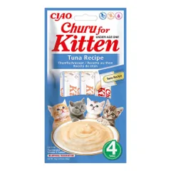 Churu kreminis skanėstas kačiukams su tunu, 4 vnt.