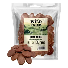 WILD FARM ėrienos traškučiai 500g skanėstai šunims