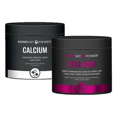 JM SANTE - Monovet Power Collagen - 120 g + Monovet Power Calcium - 120 g