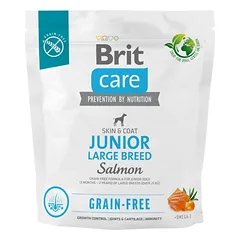 BRIT Care Grain-free Junior Large Breed sausas maistas su lašiša 1 kg