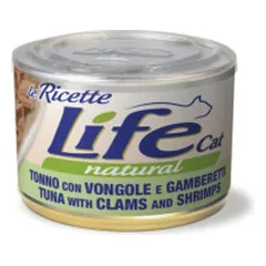 Life Cat LeRicette konservai su tunu, moliuskais ir krevetėmis katėms