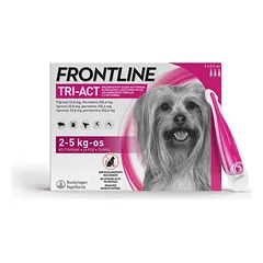 Šunų (2-5 kg) užlašinamasis tirpalas Frontline Tri-Act photo