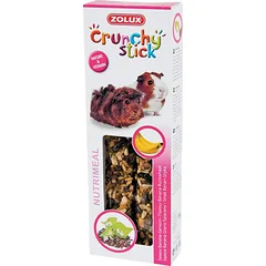Zolux Crunchy Stick burbuolės jūrų kiaulytėms su bananais ir grikių kruopomis 115 g