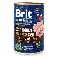 Brit Premium by Nature Vištiena su vištienos širdelėmis 400g