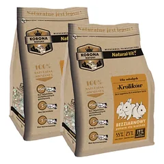 KORONA NATURY Natural-Vit maistas triušiams Junior 2x750g