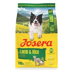 JOSERA A/S Lamb & Rice sausas pašaras šunims su ėriena ir ryžiais, 3 kg