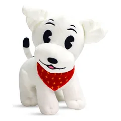 Dashi Pudgy pliušinis žaislas šunims - pliušinis žaislas šunims su cypliuku, Betty Boop šuniukas